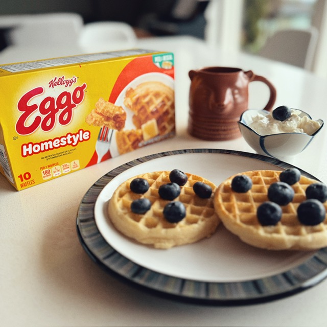 Winning at mornings with Eggo Homestyle Waffles./ - An Emerald City Life